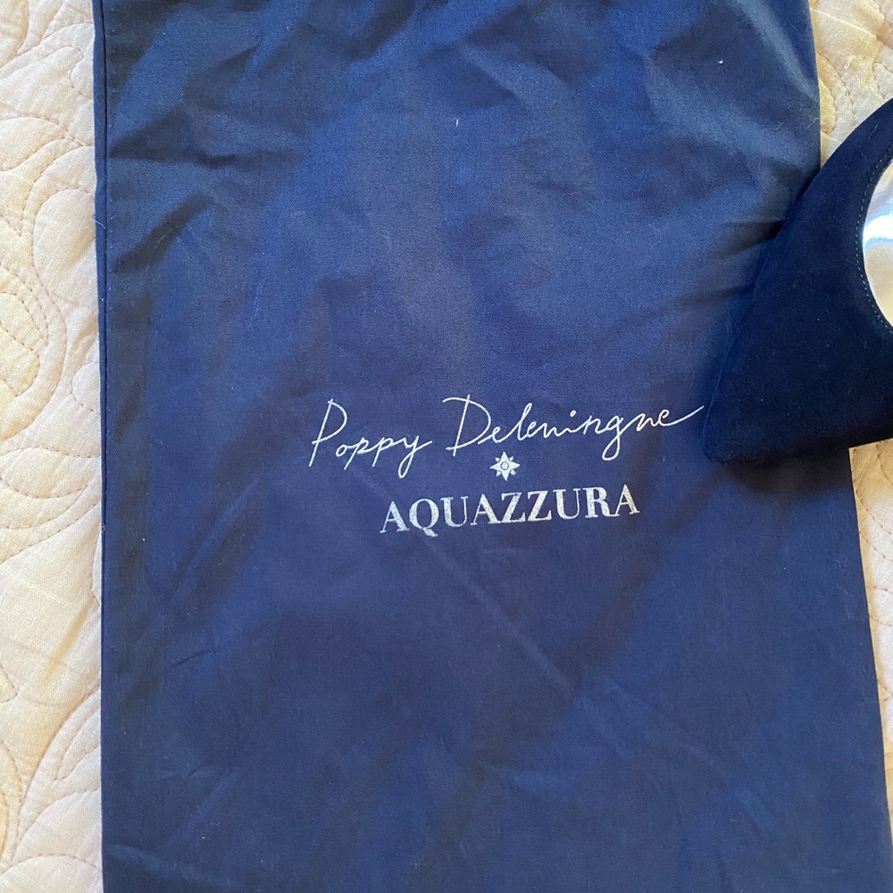NWT Aquazzura x poppy deleningne flats - Picture 3 of 8